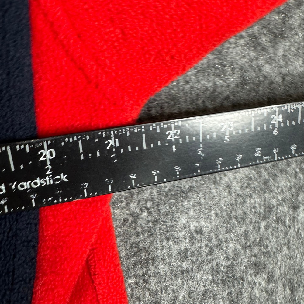 Planet Hollywood Fleece Jacket Mens Size L Navy Red Full Zip Embroidered Logo - Picture 7 of 10